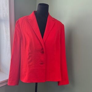 Kasper Red Blazer 16